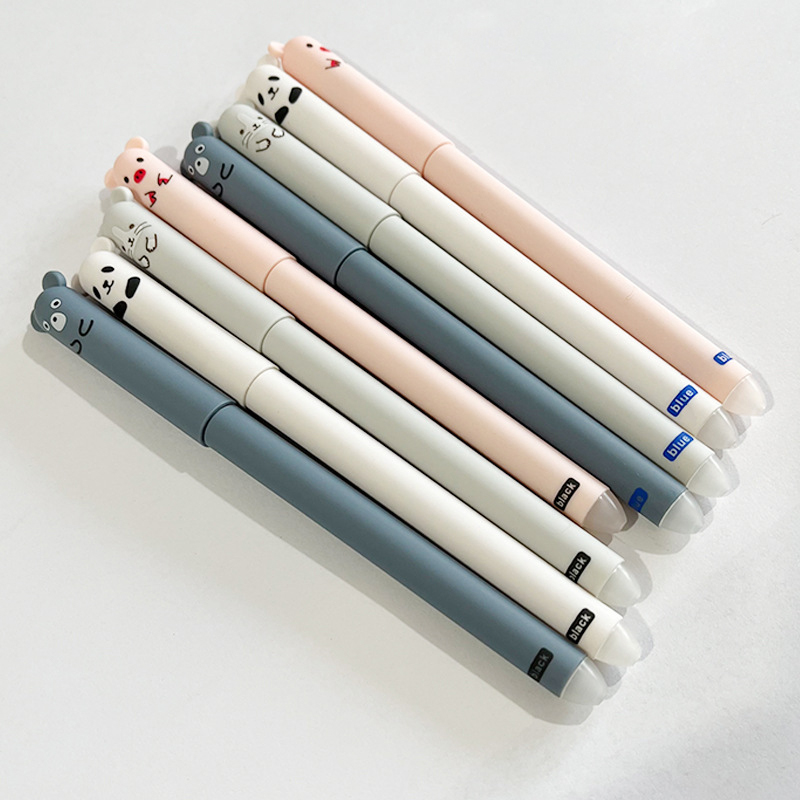 Cute Cartoon Cat Erasable Gel  - Calligraphy Pen Set recension och pris