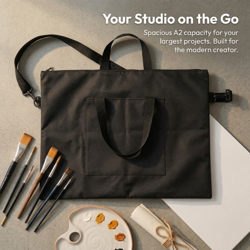 A2 Oxford Canvas Art Portfolio - Art Portfolio Bag recension och pris