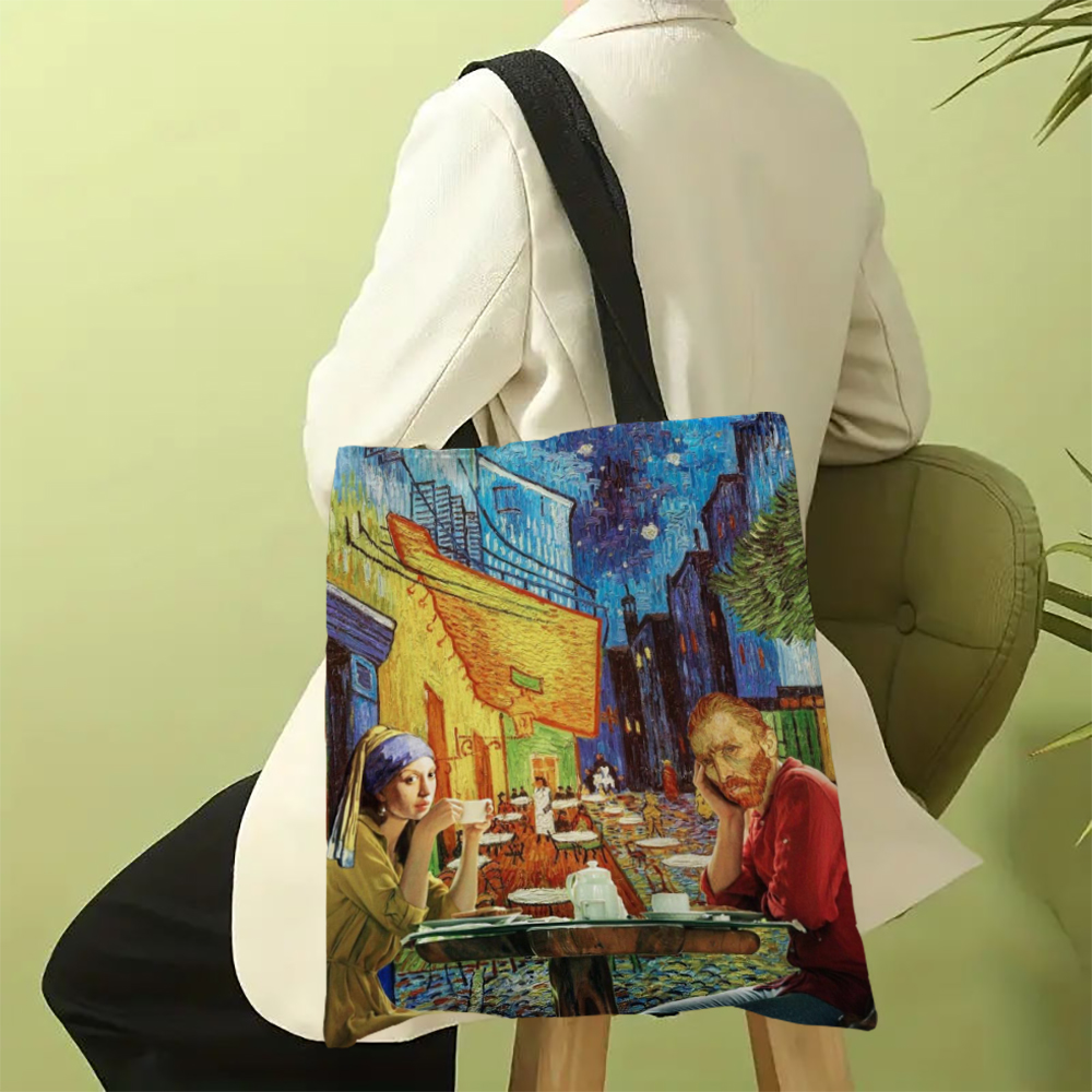 Canvas Bag The Van Gogh Series - Art Portfolio Bag recension och pris