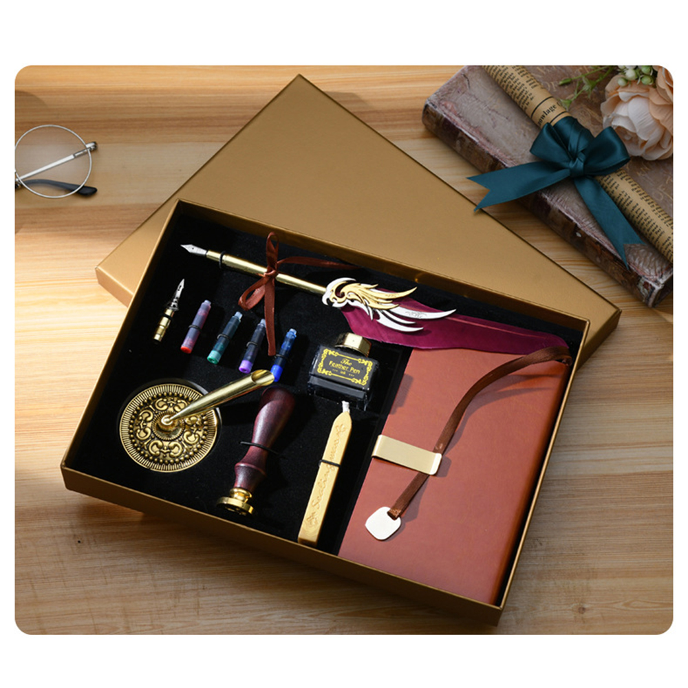 Quill Pen and Ink Set Retro Fe - Calligraphy Pen Set recension och pris