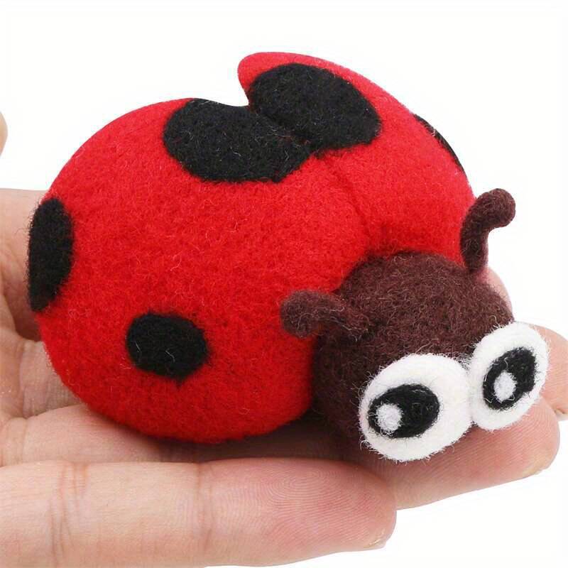 Wool Felt Doll Ladybug Animals - Art Craft Ladybug recension och pris