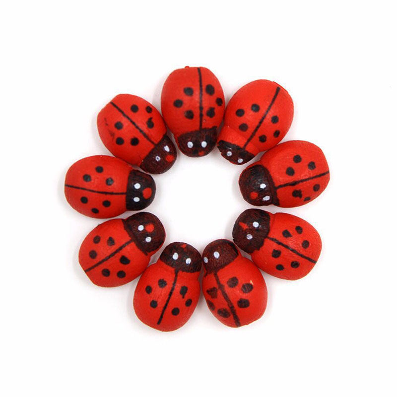 100pcs Self-adhesive Mini Refr - Art Craft Ladybug recension och pris