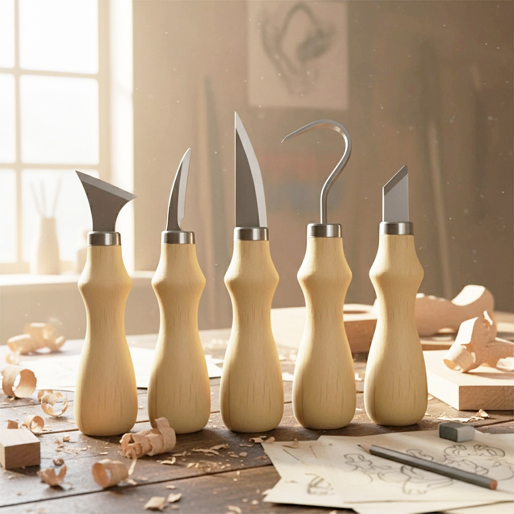 5pc Wood Carving Tools Set Oak - Art Craft Tools recension och pris