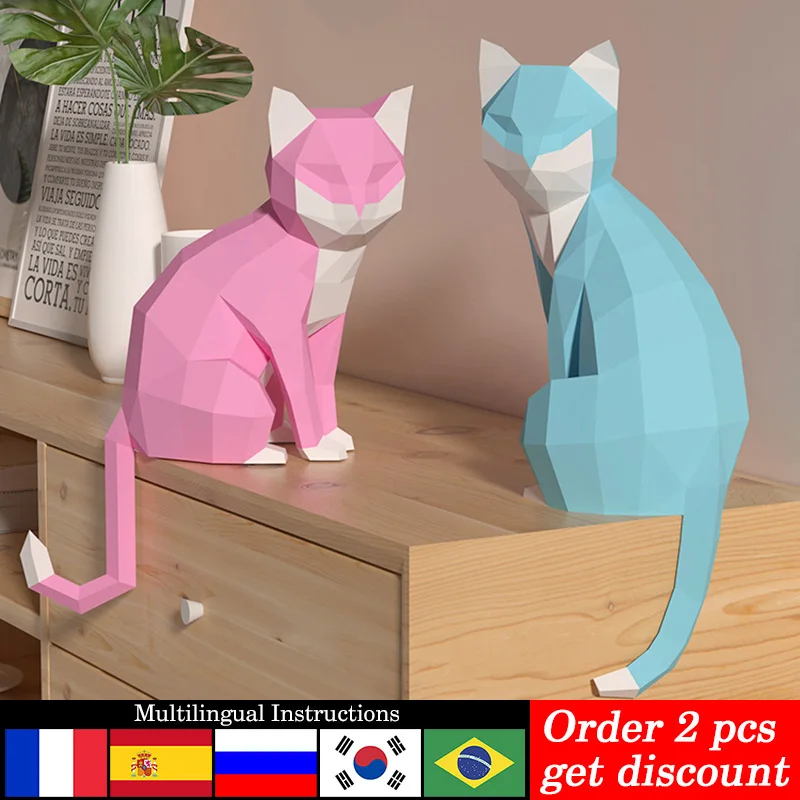 1 Pair Lovers Cat Animal Decor - Art Craft Center recension och pris