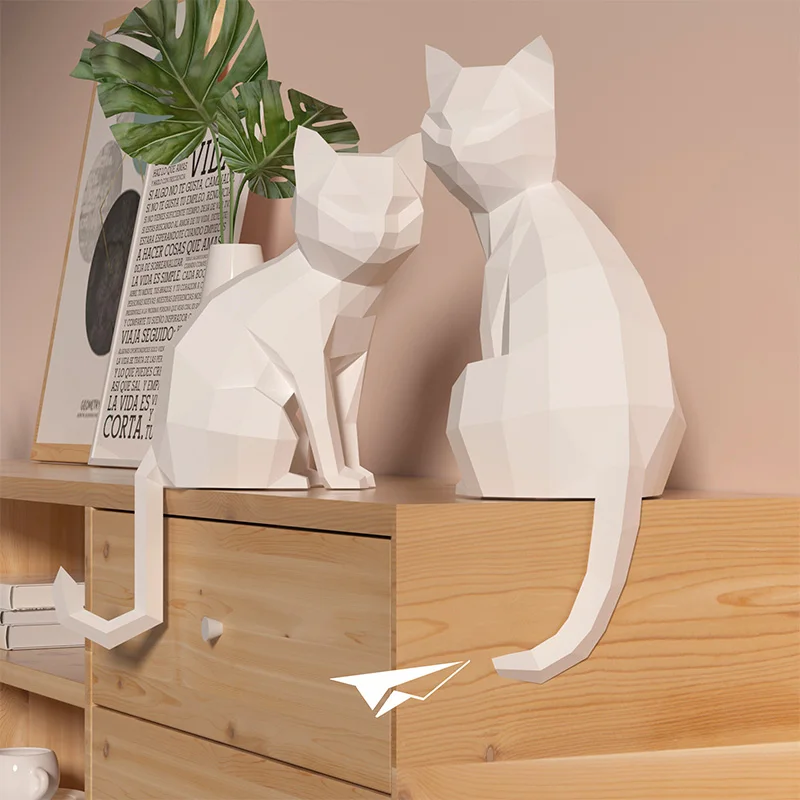 1 Pair Lovers Cat Animal Decor - Art Craft Center recension och pris