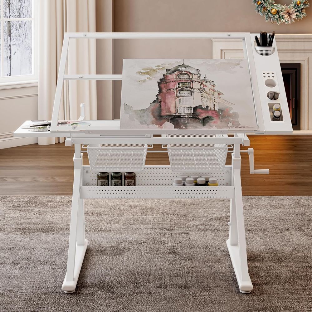 Adjustable Art Desk with Tempe - Art & Craft Valley recension och pris