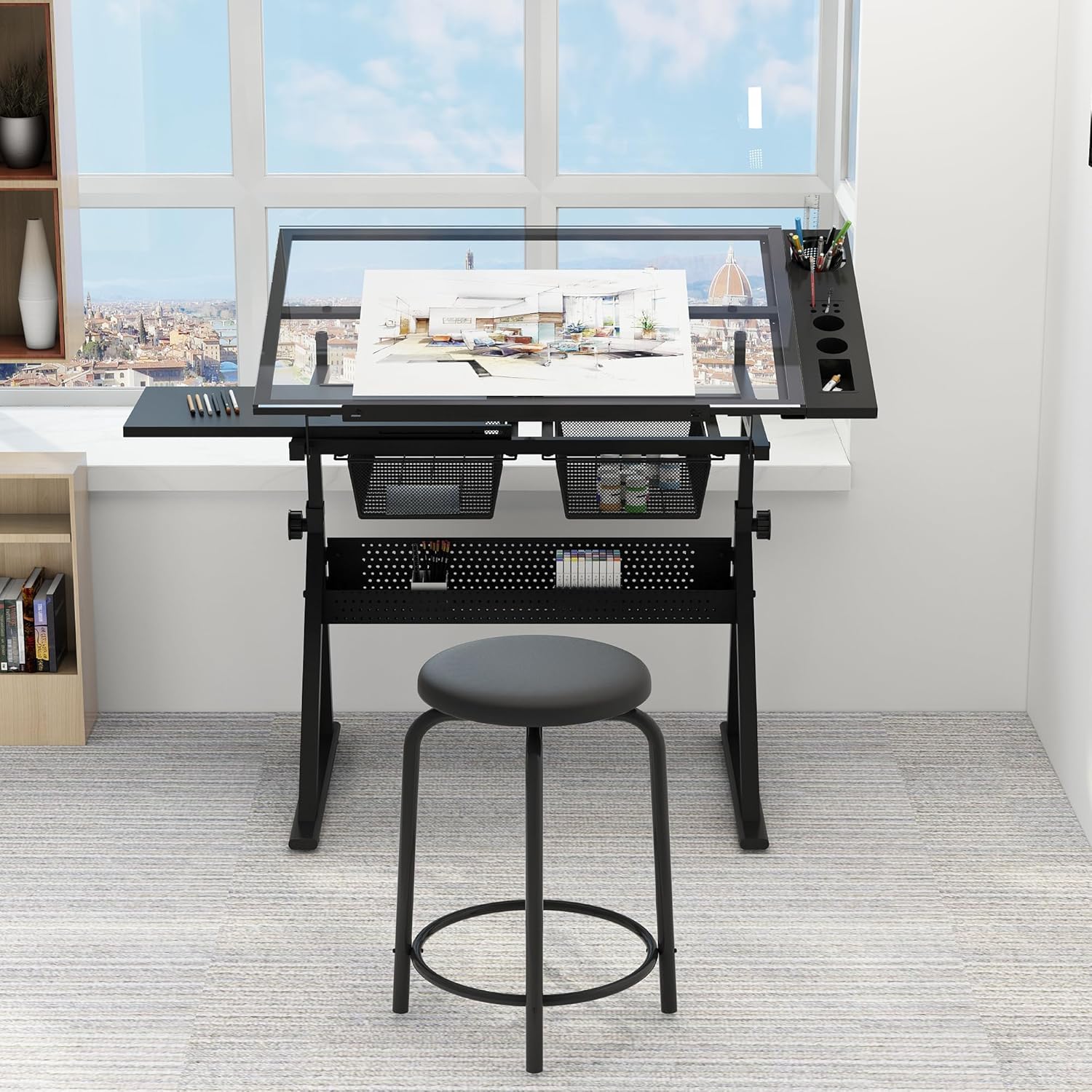 Table w/Stool, Height Adjustab - Art & Craft Job Vacancies recension och pris