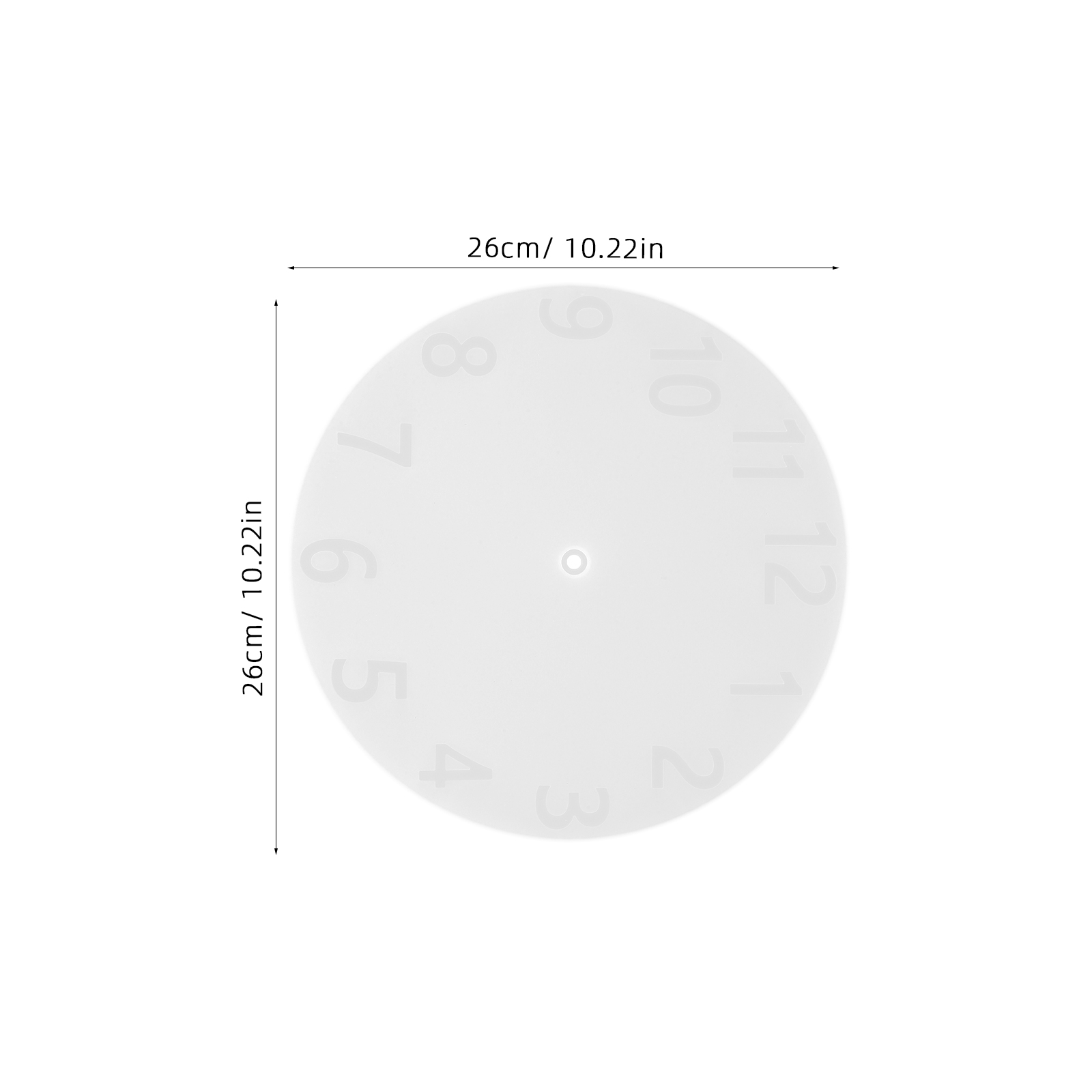 1 set 1 Set Diy Silicone Clock - Art Craft Tools recension och pris