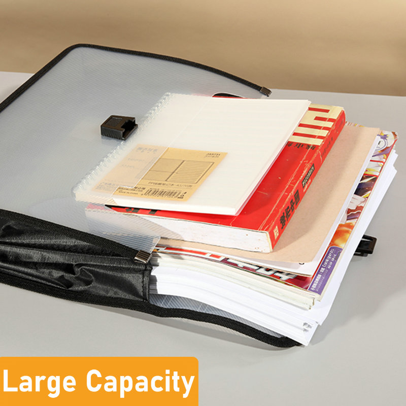 Portable Transparent Plastic B - Art Portfolio Bag recension och pris