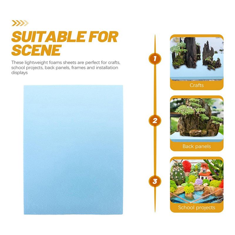 A60Z4X Craft Foam Blocks, Poly - Art Craft Board recension och pris