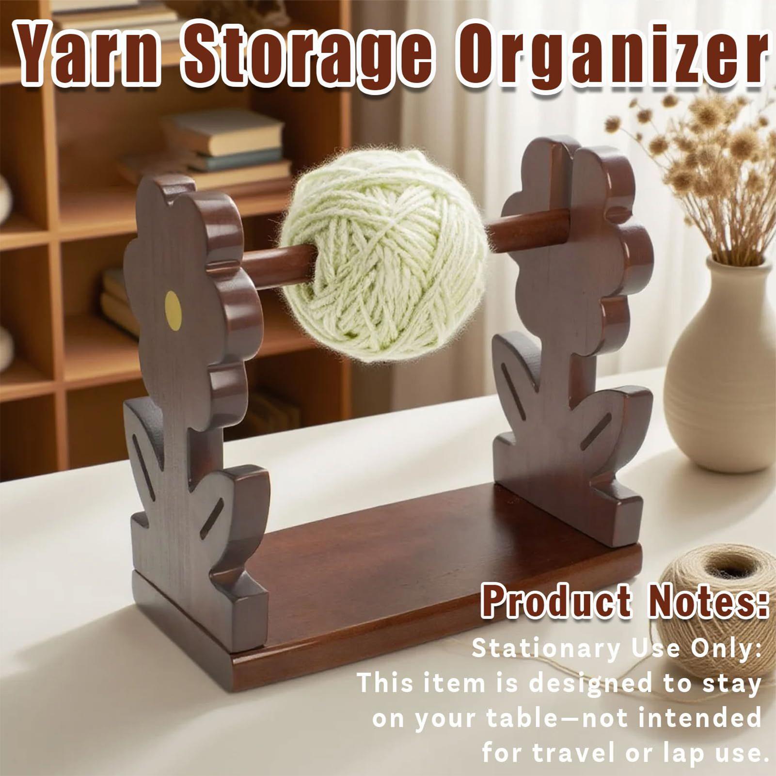 Crochet Yarn Holder Wooden Yar - Art Craft Tools recension och pris