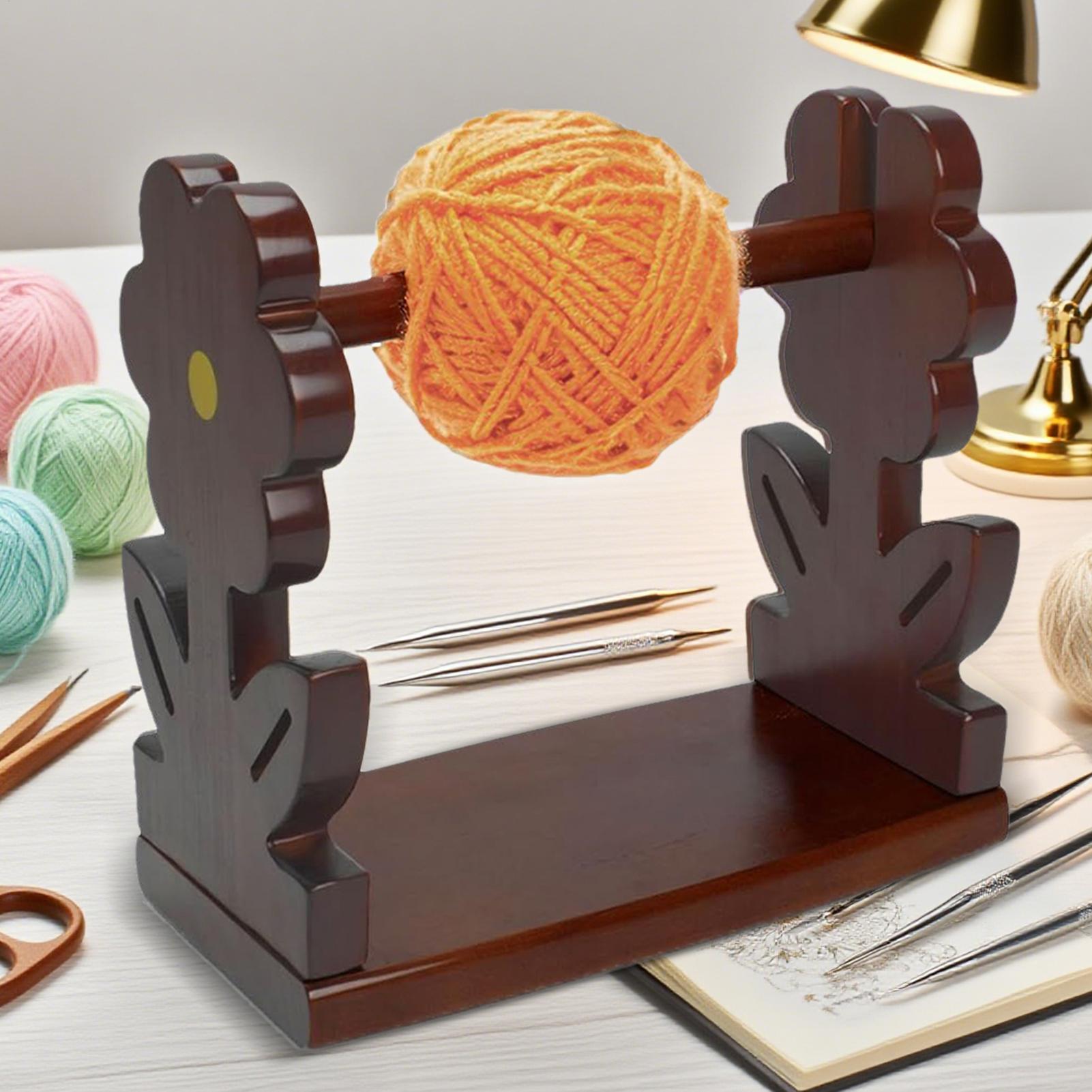 Crochet Yarn Holder Wooden Yar - Art Craft Tools recension och pris