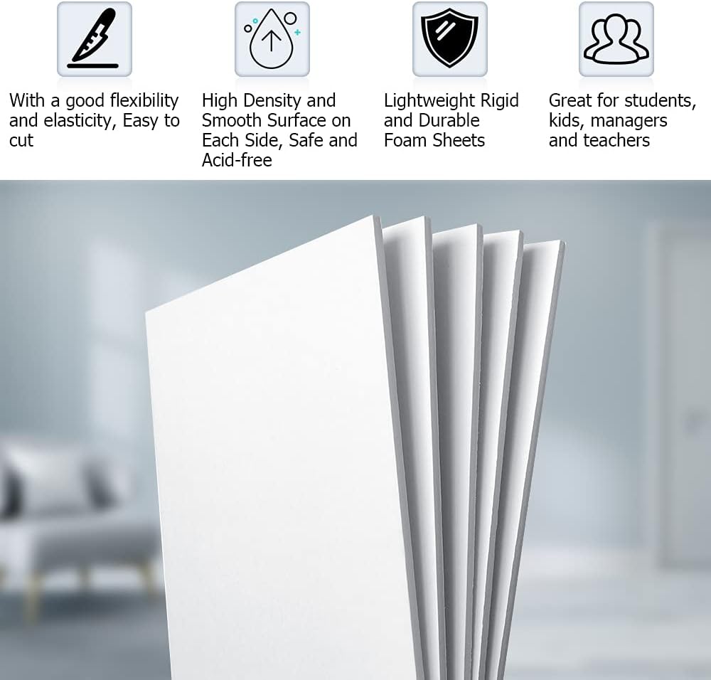 16 Pack White Foam Board 16.5x - Art Craft Board recension och pris
