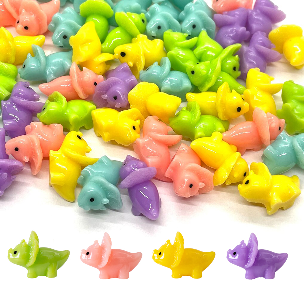 6/12pcs Mixed Color Mini Resin - Dinosaur And Craft recension och pris